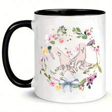 1 pieza Taza personalizada con texto, 11 onzas con 7 nombres personalizados impresos, diseño personalizado, taza para el hogar personalizada para sus amigos y familiares, regalo de cumpleaños, regalo de Año Nuevo, regalo familiar, regalo de boda, regalo de graduación