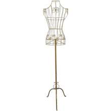 1 maniquí femenino de metal con trípode, maniquí de exhibición de ropa de metal para producción y al por menor de ropa, estante de exhibición de vestidos, estante de modelo de boda, estante de vestidos, perchero de decoración de ropa de mujer, estante de modelo de medio Body