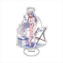 Anime 1pc "Blue Archive The Animation"15cm,Display Stand Person Model,Suitable For Bags And Keys,Car Key Bag Backpack Small Key Ring ,Tabletop And Home Decor,Id Al-Adjha A Graduation Gift For Friends, Car Accessories Bag Charm School Cartoon