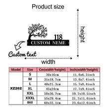 Customized Tree Of Life & Bird Design Metal Door Plate - Personalized Address Sign, Personalized House Number, Entrance Decoration, Suitable As Housewarming Or Wedding Gift Gifts Birthday Graduation,Multi-Functional - View 2