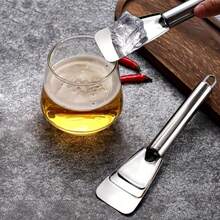 1pc Stainless Steel Ice Scraper, Refrigerator Ice Scraper, Ice Box Ice Scraper, Home Cleaning Small Tool, Kitchen Tool