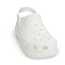 Crocs 男女通用泡泡木屐凉鞋，舒适休闲一脚蹬室内外鞋，货号 207521-100