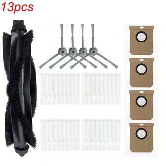 Compatible For Eufy Clean L50/ L50 SES/ L60/ L60 Hybrid Robot Vacuum Replacement Main Side Brush HEPA Filter Dust Bags Spare Parts Accessories