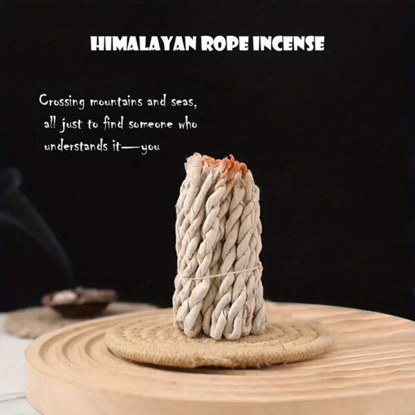 40pcs Himalayan Cord Incense Set, A Spiritual Cleansing Fragrance With Rich, Pure Scents To Purify Space, Suitable For Yoga, Meditation, Air Freshening, Variety Of Traditional Fragrances Like Patchouli, Sage, Agarwood, Cedarwood, And Sandalwood For Mindfulness And Peace