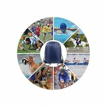 New  20 Piec Navy Blue Drawstring Bag For Birthday Christmas Gym Sports Polyter Multipurpose Cinch Sackpack For Heat Vinyl And Tie Dye Pull String Sinch Sacks - 藏蓝色 - 查看 6