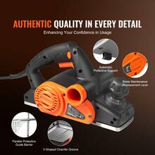 Electric Hand Planer, 3-1/4" Width Corded Electric Hand Planer, 16500 RPM High-Speed Powerful Electric Handheld Planers For Woodworking, Wood Chamfer DIY, Smooth Finish Carpentry Tool, FCC-SDoC - 查看 6