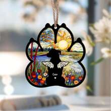 Regalo de condolencia personalizado por la pérdida de una mascota, Souvenir memorial personalizado de perro en forma de atrapasol, En memoria del perro fallecido, Regalo conmemorativo de mascota, Regalo para recordar a tu perro