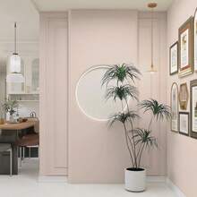 1 Roll Light Pink Home Decor Stick Wallpaper Roll, Waterproof Vinyl Contact Paper For Living Room Stickers ,Cabinets Kitchen Decor Wall Stickers,Peel And Stick Wallpaper Wall Paper Room Decor Wall Decor - Dusty Pink - View 5