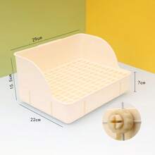 Rabbit Litter Box Pee Pan Tray Pet Toilet Corner Toilet Box Litter Pan Bunny Trainer Small Animals Chinchillas Rats