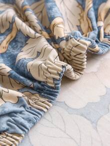 1 Stück dehnbare Sofabezug mit Blumen- und Vogelmuster, modernes Design, aus Polyesterfaser gefertigt, maschinenwaschbar, schützt das Sofa vor Staub und Schmutz, geeignet für Heimdekoration, Partys, Geschenke, in verschiedenen Größen erhältlich