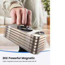 ROJEMXVE 4 PCS Powerful Magnetic Ring -For MagSticker Ring - Mag Ring Compatible With MagMagnetic Wireless Charger Case Compatible With IPhone 16 15 14 Pro Max Galaxy Android Accessories