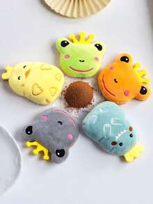 小狗吱吱叫狗玩具套装毛绒小狗，可爱咀嚼宠物狗玩具，带吱吱叫声，适合小型犬玩耍（仅限宠物）