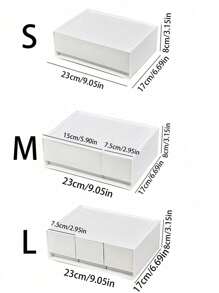 Stapelbare, weiße Aufbewahrungsschublade, Schreibtisch-Aufbewahrungsbox, Schulbedarf-Stationery-Aufbewahrung, Organisator für Zuhause, Schreibtisch-Utensilien für Kosmetik, Schmuck und Kleinigkeiten, einstellbare Kombination für Schlafzimmer, Wohnzimmer, Badezimmer, Dorm, Raumdekoration, Organisation und Aufbewahrung, Heimdekoration, Parfümorganisator, Raumdekorationsmaterialien, Schreibtischzubehör, Badorganisation und -aufbewahrung für Frauen, Reiseessentials, Geschenk, Rückkehr zur Schule