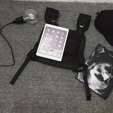 Chest Bag Waist Bag Hip Hop Streetwear Large Capacity Sports Casual Tactical Vest Bags For Men