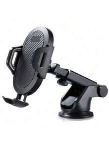 1pc Suction Cup Car Phone Holder, Multi-Function Telescopic Navigation Bracket, Suitable For Cars, Desktops, Fits Smartphones Up To 18.41cm - Multicolor - View 8