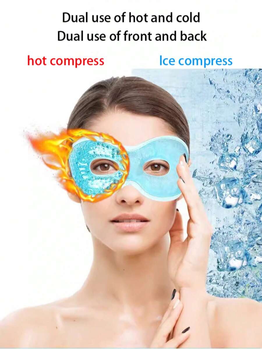 Reusable Gel Eye Mask For Hot/Cold Therapy, Suitable For Puffy Eyes, Dark Circles, And Swollen Eyes - Multicolor - View 1
