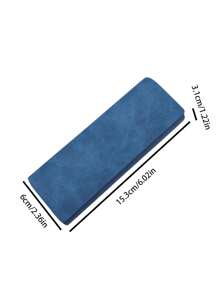 1pc Premium Lightweight Magnetic Closure Eyeglasses Case, Minimalist Design, Portable & Stylish