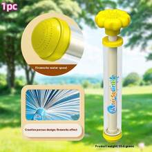 1pc Large Capacity Pull-Out Water Bead Toy - Pull-Out Style Firework Water Gun, Squirt Gun, Spray Water Gun, Multi-Function Portable Sprinkler, Suitable For Backyard, Garden Party, Outdoor Watering - Pink, Purple, Blue, Bright Design, Durable Structure Evenly Distributes Water Flow, Back To School Gift For Friends And Classmates - Multicolor - View 13