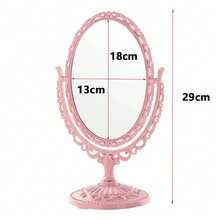 1个复古公主梳妆镜，桌面镜，宿舍镜，高清化妆镜，双面镜，化妆，便宜，房间装饰，梳妆台，旅行，卧室，化妆配件，镜子，梳妆镜，便宜，圣诞礼物，化妆，化妆工具，便宜货，礼物，女士礼物，圣诞礼物，赠品，旅行，便宜货，旅行必备 - 彩色 - 查看 5