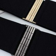 Factory Direct Stretchy Elastic Waist Belt, Waist Cincher For Dress, Coat, Vintage Fashion, Black Summer, School Fall, Autumn, Halloween