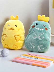 小狗吱吱叫狗玩具套装毛绒小狗，可爱咀嚼宠物狗玩具，带吱吱叫声，适合小型犬玩耍（仅限宠物）