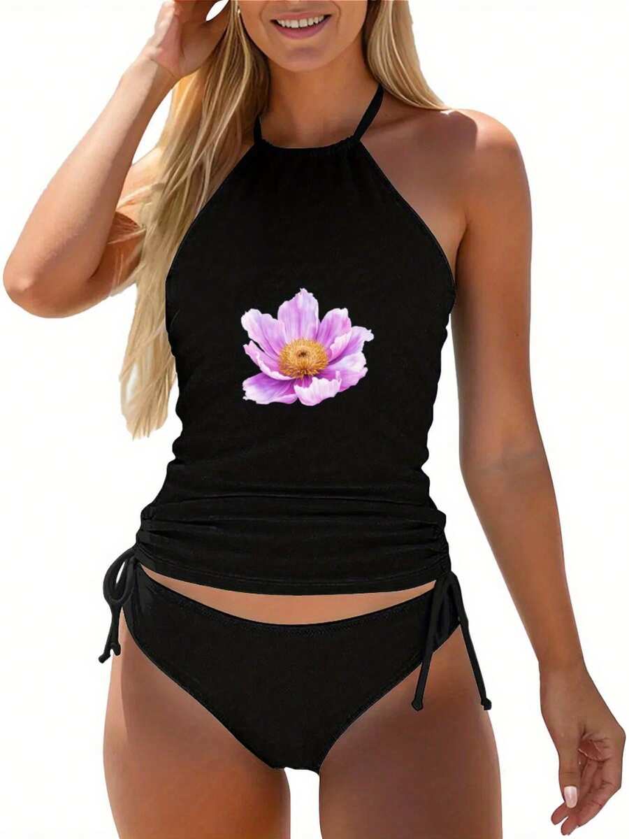 Women's Swimsiut High Quality Material For Comfortable Wearing Experience Perfect Addition To Your Everyday Wardrobe Collection - Black - View 1