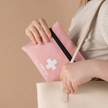 1 件便携式多功能药品收纳袋，适合家庭和旅行使用 - 粉色 - 查看 3