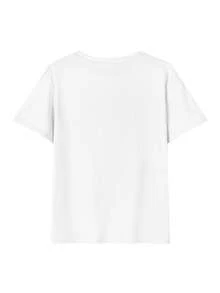 Casual Printed Round Neck Short Sleeve T-Shirt For Female College Students, Summer Student Youth Clothing - Artistic T-Shirts Stimulate Imagination And Self-Expression - 白色 - 查看 3