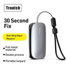 Reparador de limpiaparabrisas de coche , herramienta de limpiaparabrisas de ala de lluvia, universal, renovación de cuchilla de auto, reparador de limpiaparabrisas portátil, arañazos de coche - Plateado - Ver 7
