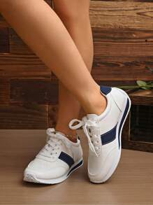 1 par de zapatillas de lona planas y casuales, versátiles para exteriores, verano, escuela, adolescentes