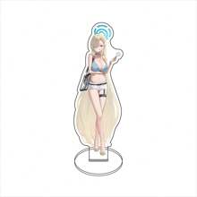 Anime 1pc "Blue Archive The Animation"15cm,Display Stand Person Model,Suitable For Bags And Keys,Car Key Bag Backpack Small Key Ring ,Tabletop And Home Decor,Id Al-Adjha A Graduation Gift For Friends, Car Accessories Bag Charm School Cartoon