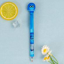 Disney 9pcs[ Disney Official ] Inside Out Erasable Gel Pen Full Character Color Gel Pen Exam Diary Seamless Modification School Supplies, Back To School