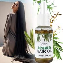 GZE Organic Rosemary Scalp & Hair Strengthening Oil For All Hair Types | Nourishing & Volumizing Dried Flower Essential Hair Care Oil 30ml