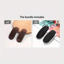 2 piezas Pinzas para el cabello sencillas de mujer, herramientas invisibles para dar volumen a las raíces, accesorio de cabello minimalista, esencial para volumizar el flequillo, peinar el cabello, artículos para el cabello, accesorios para el cabello