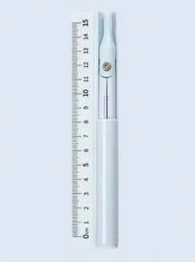 1pcMultifunctional Compass Pen Ruler Set Blue Geometry Tool For Drawing Measuring And School Supplies Design For Students And Professionals,Back To School Season, Gifts