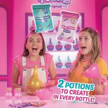 ZURU Kit de bricolaje de limo ZURU Oosh Potions Slime Surprise con destellos, cuentas, brillos, alivio del estrés, recuerdos de fiesta, limo esponjoso y mágico para niños y niñas de 8 años en adelante
