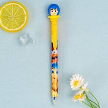 Disney 9pcs[ Disney Official ] Inside Out Erasable Gel Pen Full Character Color Gel Pen Exam Diary Seamless Modification School Supplies, Back To School