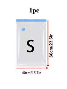 1/3/5/10pcs Vacuum Storage Bags - High Capacity Multi-Functional Vacuum Compressed Bags, Save Up To 80% Space, Portable Plastic Travel Bags, Wardrobe Organizer, Waterproof Dust-Proof Odor-Proof Vacuum Clear Storage Bags, Suitable For Blankets, Bedding, Clothes, Duvets, Essential Home Goods & Seasonal Clothing Storage - Multicolor - View 30
