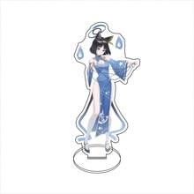 Anime 1pc "Blue Archive The Animation"15cm,Display Stand Person Model,Suitable For Bags And Keys,Car Key Bag Backpack Small Key Ring ,Tabletop And Home Decor,Id Al-Adjha A Graduation Gift For Friends, Car Accessories Bag Charm School Cartoon