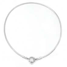 1pc Stainless Steel Gold Plated Flat Snake Bone Chain Necklace For Women