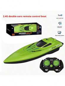 قارب كهربائي محاكي جديد لعام 2025، طراز سفينة مائية للأطفال، قارب سريع RF 2.4 جيجاهرتز، للأولاد، هدية عيد ميلاد، هدية عيد، هدية - متعدد الألوان - مشاهدة 11