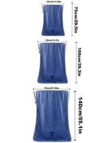 Ultra Soft & Absorbent Pet Towel - Suitable For Cats & Dogs, Provides Gentle & Fashionable Cleaning Solution For Your Furry Friends - Multicolor - View 11