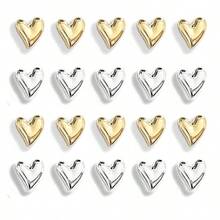 10 pièces Aimants de réfrigérateur en forme de cœur, autocollants de réfrigérateur mignons en forme de cœur, autocollants magnétiques personnalisés pour la cuisine, le bureau, le tableau blanc, le lave-vaisselle, la décoration de la maison, les cadeaux pour les amis, les faveurs de fête (couleurs aléatoires) - Multicolore - Voir 1
