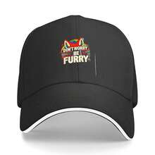 Printed Furry Fox Wolf Rainbow Graphic Street Style Medium Stretch For Ns Men Dad Husb& Gr&Pa Friends S S XXXL Best For Christmas Sandwich Baseball Cap - Adjustable Washed Dad Hat - Breathable, Lightweight & Durable - Unisex Outdoor Sports Trucker - màu đen - Xem 1