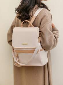 Anti-Theft Nylon Backpack Women Purse, Multi-Function Fashion Day Bag, Multi-Pocket Lightweight Travel Bag, Large Capacity Simple School Bag, Convenient Book Bag, For Students, Travel Vacation, Business Trip, Daily Commuting, Shopping, Office, Dating, Outdoor, Birthday Gift, Holiday Gift, Mochilas