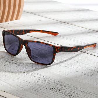 1pc Women's Fashion Reading Glasses, New Design Summer Sun Protection Square Retro Versatile High Quality Unique Stylish Gift, Suitable For Daily Outing, Office, Reading Books, Optional 100, 150, 200, 250, 300, 350 Degree