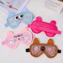 Reusable Gel Eye Mask, Panda Plush Lining, Cold/Hot Therapy Compress To Relieve Puffiness, Dry Eyes, Dark Circles, Eye Swelling, Headache, Migraine