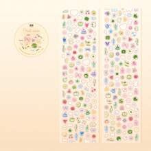 1 Roll Cute Small Piggy Handwritten Stickers, Suitable For Scrapbooking, Nail Art, Gifts, Office, Home, Marking, Labels, Classroom, Toys, Student Journaling, Creative Retro Sticker Decor DIY Supplies, Rainbow Gummy Series,School Supplies,Back To School