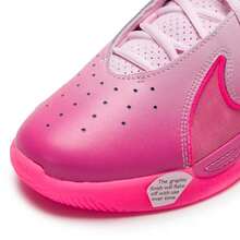 Nike Zapatillas de baloncesto LEBRON XXII SN GS con amortiguación, transpirables y para entrenamiento en campo para jóvenes HV8617-600 - Polvo de espuma/azul claro/polvo subvioleta/polvo transparente - Ver 7