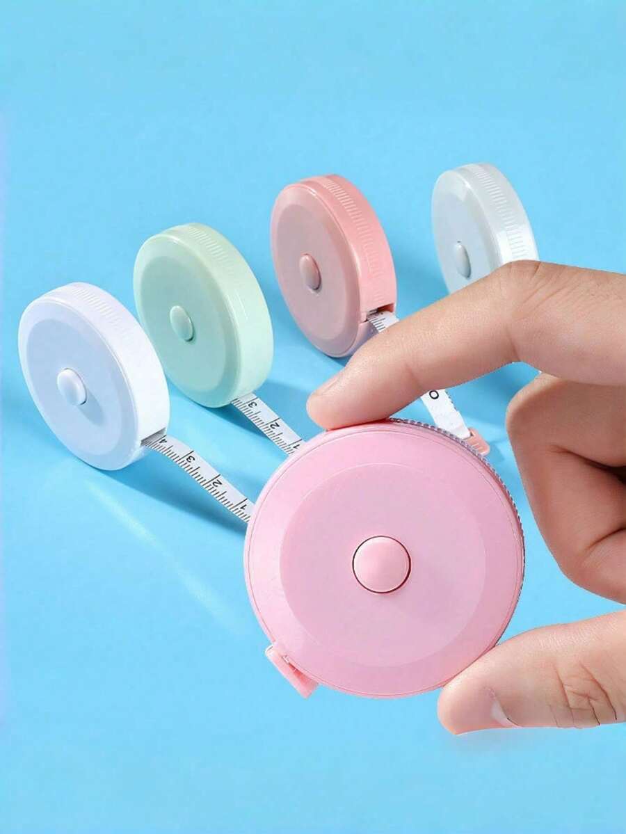 1pc 60inch Portable Mini Tape Measure, Small, Portable, Double-Sided Scale, Household Measurement Of Clothes, Height, Multi-Function, High-Precision For Accurate Measurements Of Clothes And Height - Soft And Flexible Ruler For Household Use - Choose - View 1